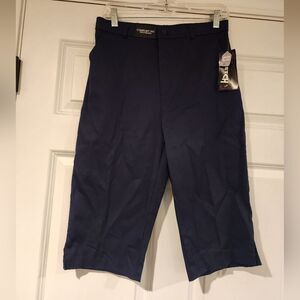 NWT Jara blue comfort fit waistband bermuda shorts Size 8